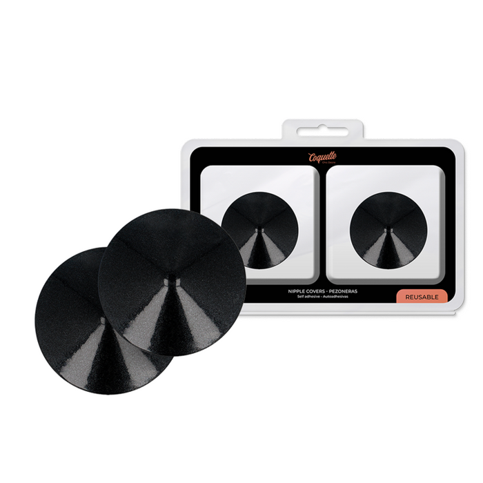 Coquette Chic Desire - Cubre Pezones Circulos Negros