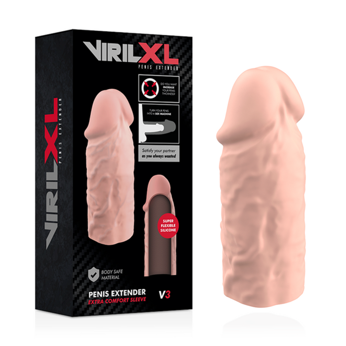 Virilxl - Extension De Pene Liquid Silicone V3 Natural