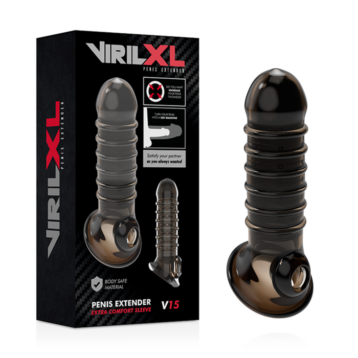 Virilxl - Extension Y Funda  De Pene  V15 Negro