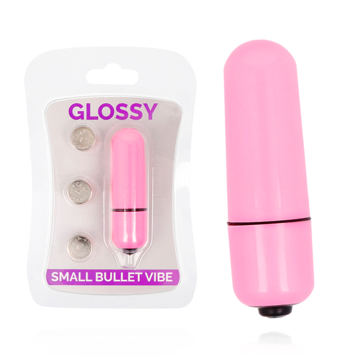 Glossy - Small Bala Vibradora Rosa Intenso