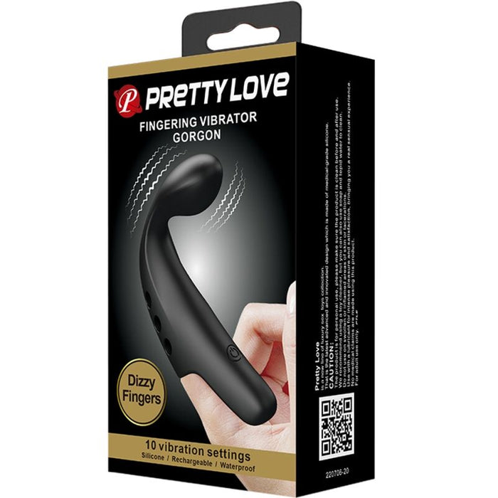 Pretty Love - Dedal Vibrador Gorgon Negro