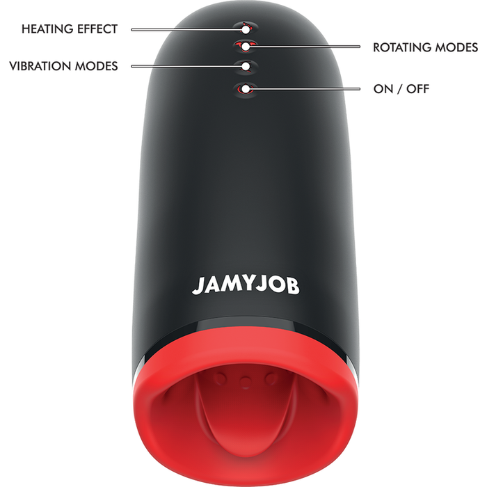 Jamyjob - Spin-X Masturbador Con Rotación Y Función Calor