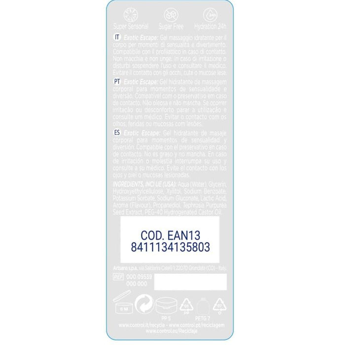 Control - 2 En 1 Massage & Pleasure Exotic 200 Ml