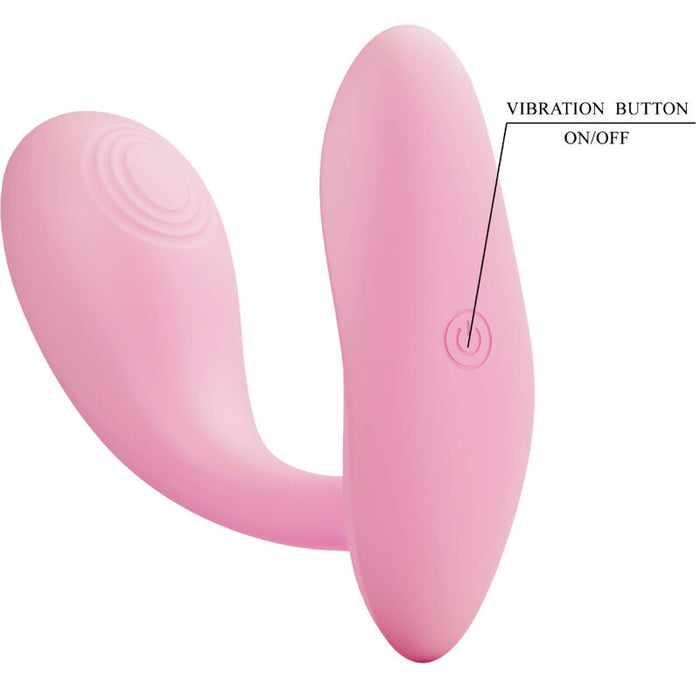 Plug Pretty Love  Baird G-Spot 12 Vibraciones Recargable Rosa App