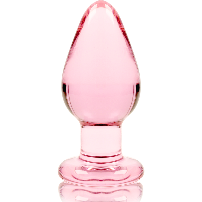 Plug Cristal Nebula Series By Ibiza - Modelo 3  Borosilicato 11 X 5 Cm Rosa