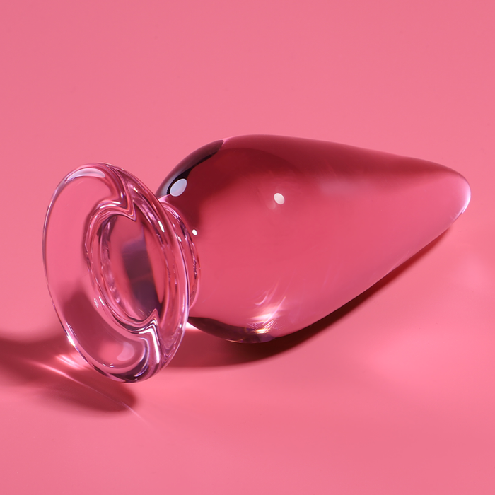 Plug Cristal Nebula Series By Ibiza - Modelo 4  Borosilicato 11 X 5 Cm Rosa