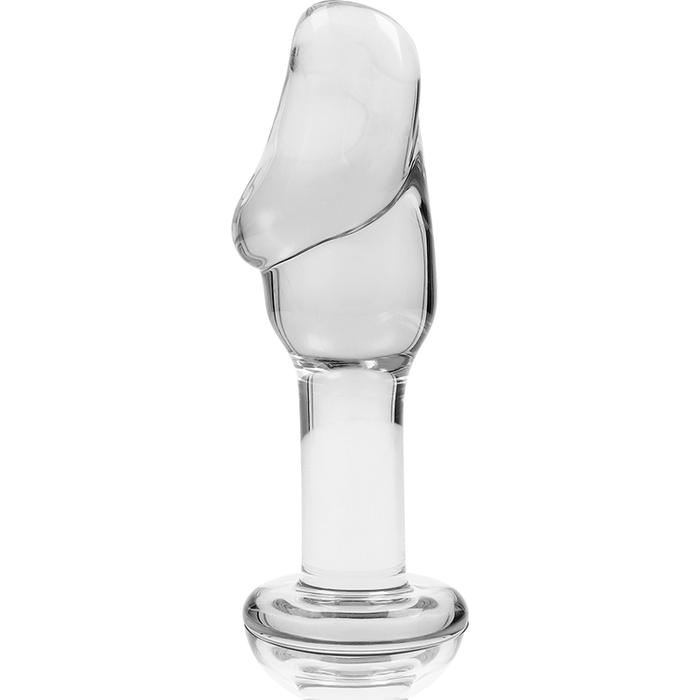 Plug Cristal Nebula Series By Ibiza - Modelo 6  Borosilicato 12.5 X 4 Cm Transparente