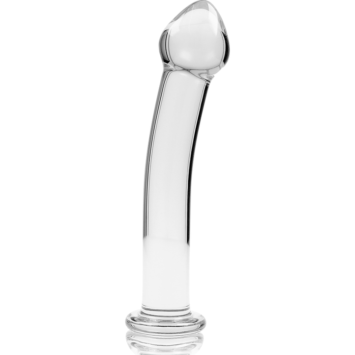 Dildo Cristal Nebula Series By Ibiza - Modelo 11  Borosilicato 16 X 3 Cm Transparente