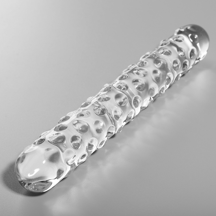 Dildo Cristal  Nebula Series By Ibiza - Modelo 15 Borosilicato 18.5 X 3 Cm Transparente