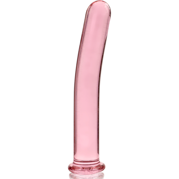 Dildo Cristal Nebula Series By Ibiza - Modelo 17  Borosilicato 18.5 X 3 Cm Rosa
