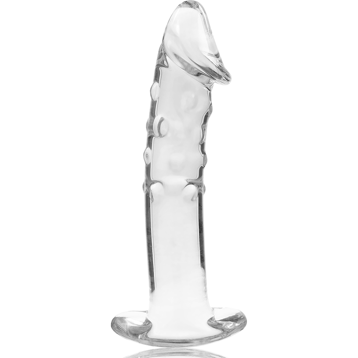Dildo Nebula Series By Ibiza  Modelo 19 Cristal Borosilicato 18.5 X 4 Cm Transparente