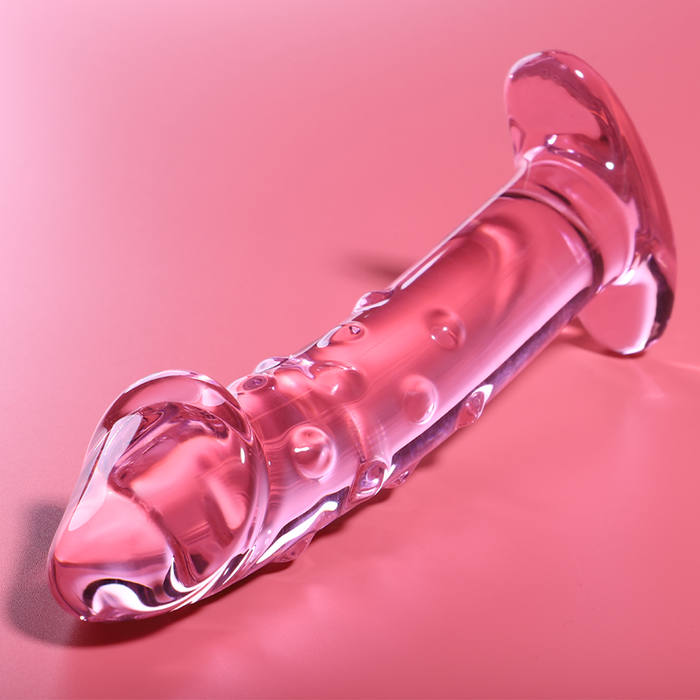 Dildo  Nebula Series By Ibiza Modelo 19 Cristal Borosilicato 18.5 X 4 Cm Rosa