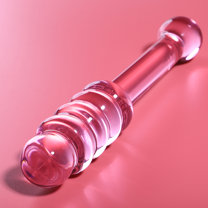 Dildo Nebula Series By Ibiza Modelo 20  Cristal Borosilicato 20.5 X 3 Cm Rosa