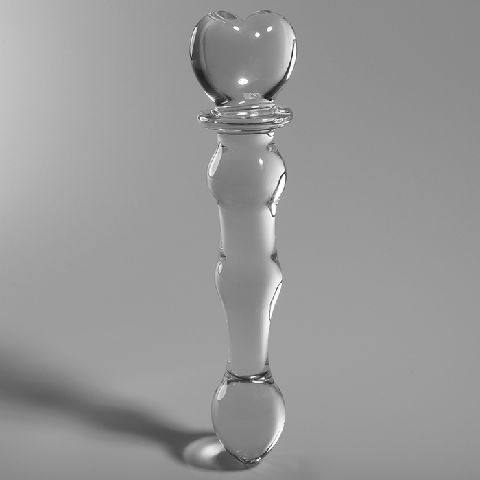Dildo  Nebula Series By Ibiza Modelo 21 Cristal Borosilicato 20.5 X 3.5 Cm Transparente