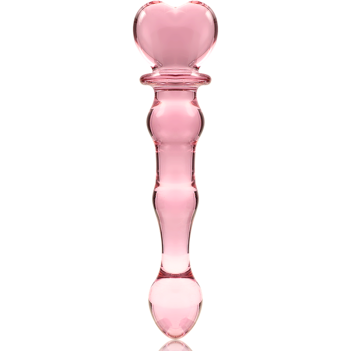 Dildo Nebula Series By Ibiza  Modelo 21 Cristal Borosilicato 20.5 X 3.5 Cm Rosa