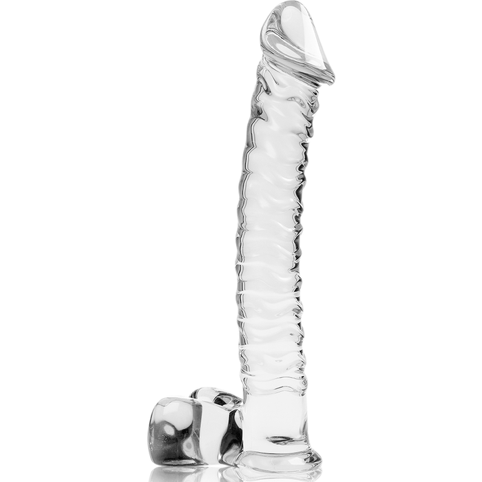 Dildo  Nebula Series By Ibiza  Modelo 23  Cristal Borosilicato 21.5 X 4 Cm Transparente
