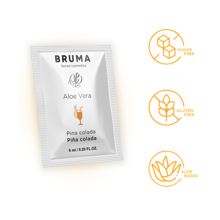 Bruma - Gel Deslizante Con Aloe Vera Sabor A Piña Colada 6 Ml
