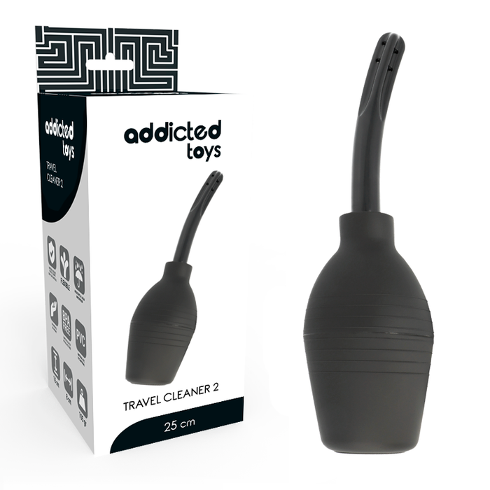Addicted Toys - Squeeze Pera Limpieza Anal Negro