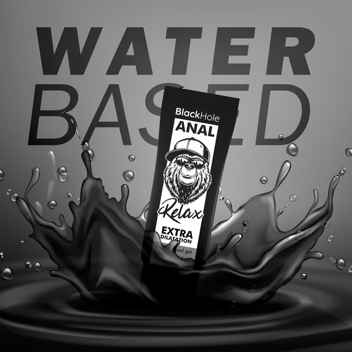 Black Hole - Gel Base Agua Dilatacion Anal 70 Ml