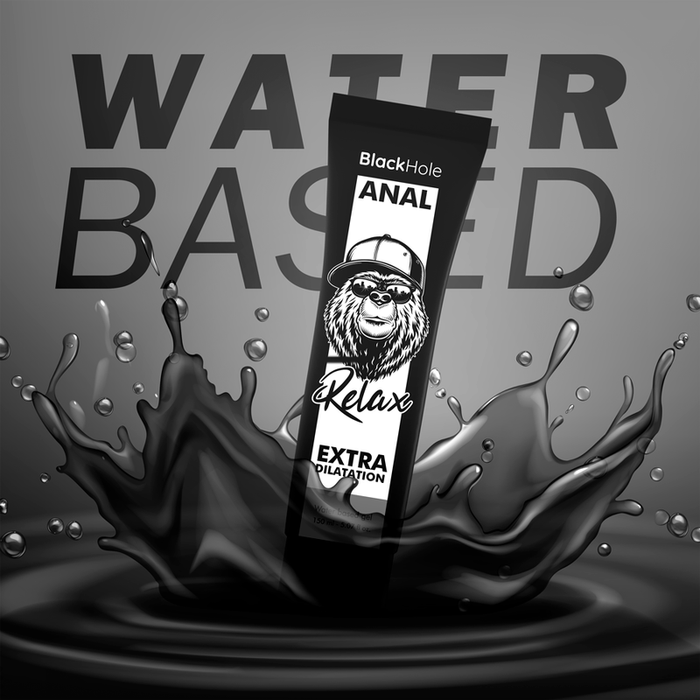 Black Hole - Gel Base Agua Dilatacion Anal 150 Ml