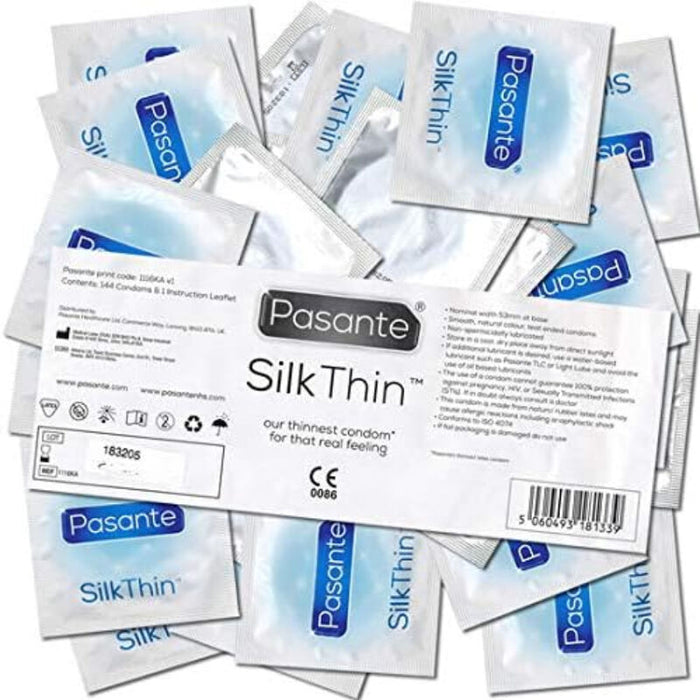 Preservativo Pasante  Silk Thin Ms Fino 144 Unidades