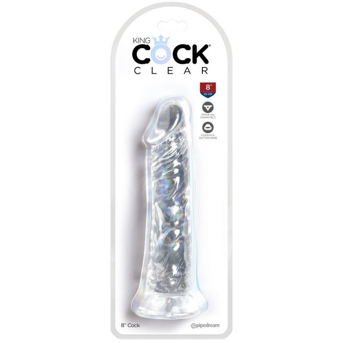 King Cock - Clear Pene Realistico 19.7 Cm Transparente