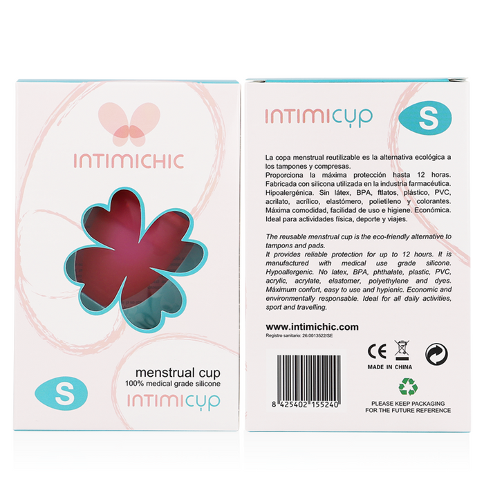 Intimichic - Copa Menstrual Silicona Medica - Talla S
