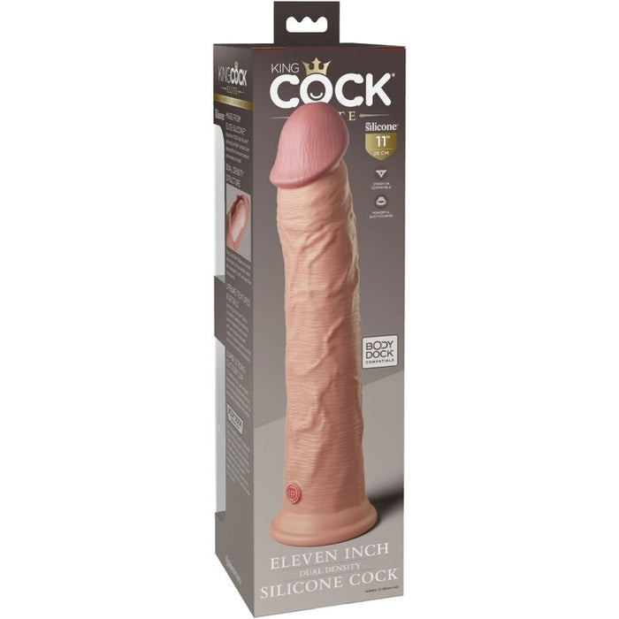 Dildo Realistico King Cock Elite  Silicona 28 Cm