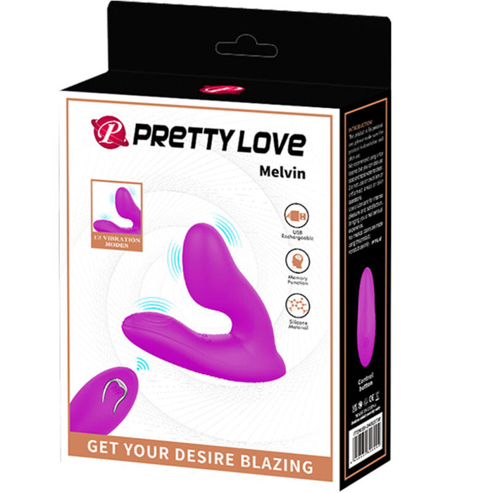 Pretty Love  Melvin Masajeador Clitoris Con Control Remoto