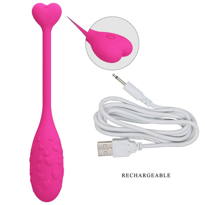 Huevo Vibrador  Pretty Love  Pescador Rosa Controlado Por App