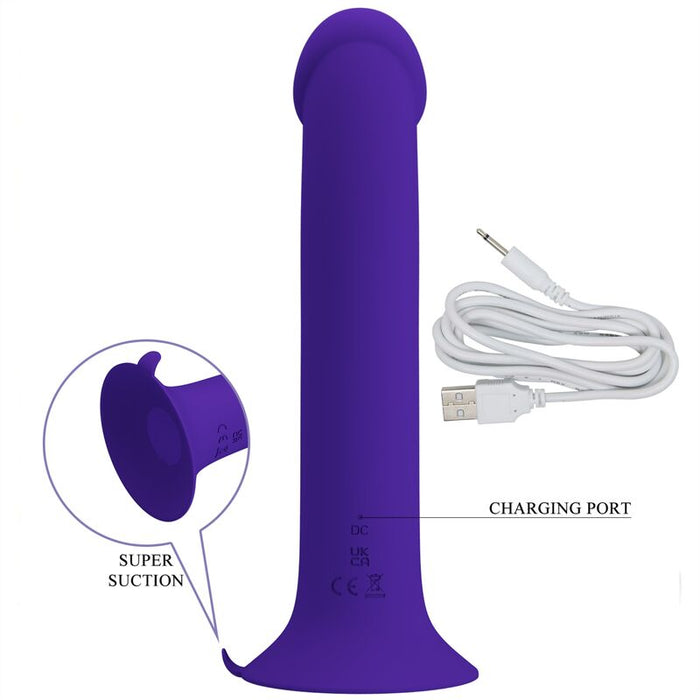 Dildo Vibrador Pretty Love - Murray Youth   Recargable Violeta