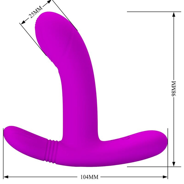 Pretty Love  Geri Masajeador Clitoris Control Remoto Rosa