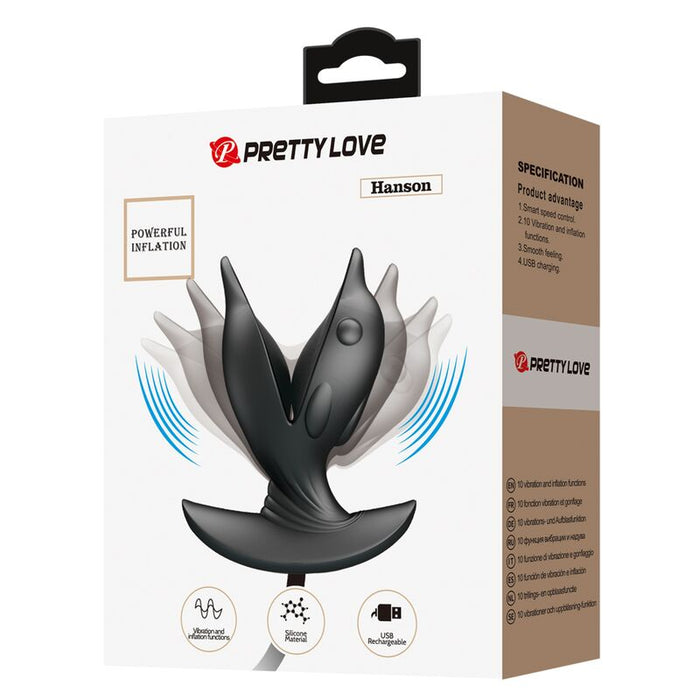 Pretty Love  Plug Anal Delfin Inflable & Recargable