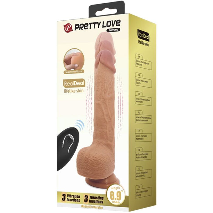 Dildo  Pretty Love  Tommy Realista Vibrador 22.5 Cm