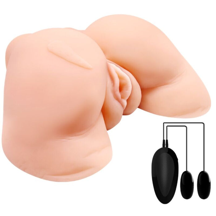 Crazy Bull - Vagina Y Ano Con Malla Realista Con Vibracion