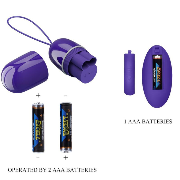 Pretty Love  Arvin Youth Huevo Vibrador Control Remoto Violeta