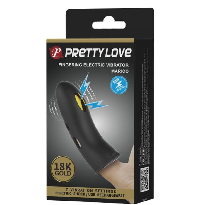 Pretty Love - Marico Funda De Dedo Electro-Estumilador Negro