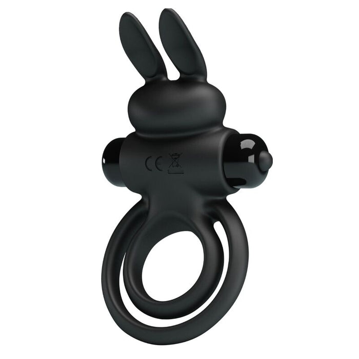 Pretty Love - Anillo Vibrador Iii Conejo Para Pene Negro