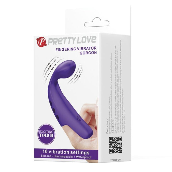 Pretty Love - Gorgon Vibrador De Dedo Recargable Morado