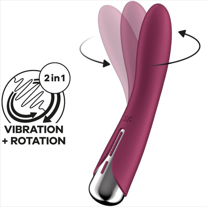 Vibrador Rotador G Satisfyer  Spinning Vibe 1 Spot Red