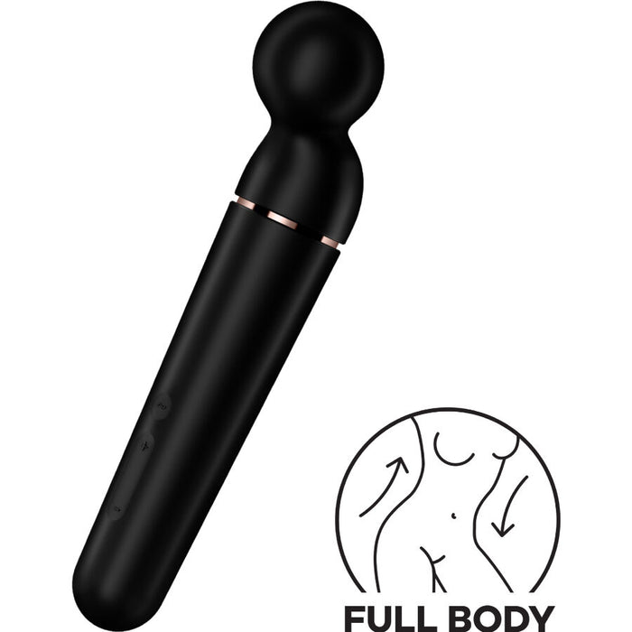 Satisfyer - Planet Wand-Er Masajeador Vibrador Negro