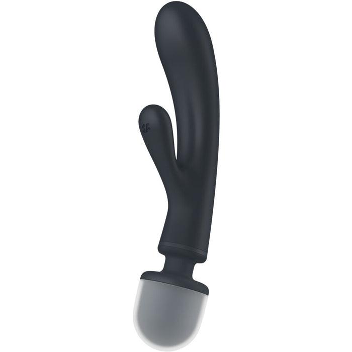 Masajeador Vibrador Satisfyer  Triple Lover  Rabbit Gris