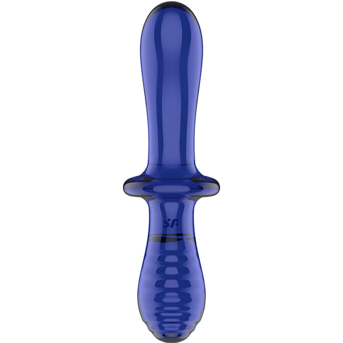 Satisfyer - Double Crystal Dildo Azul