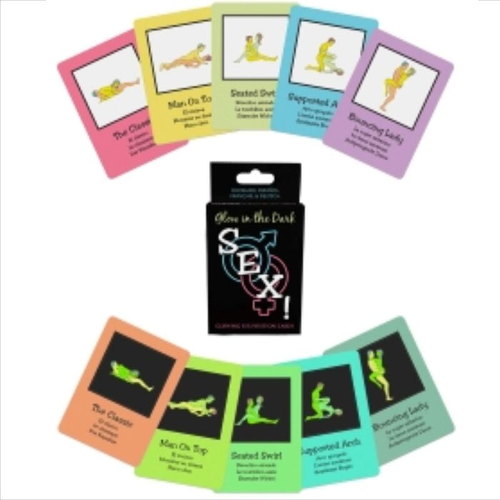 Juego De Cartas Glow In The Dark Sex! Cards Brillan En La Oscuridad