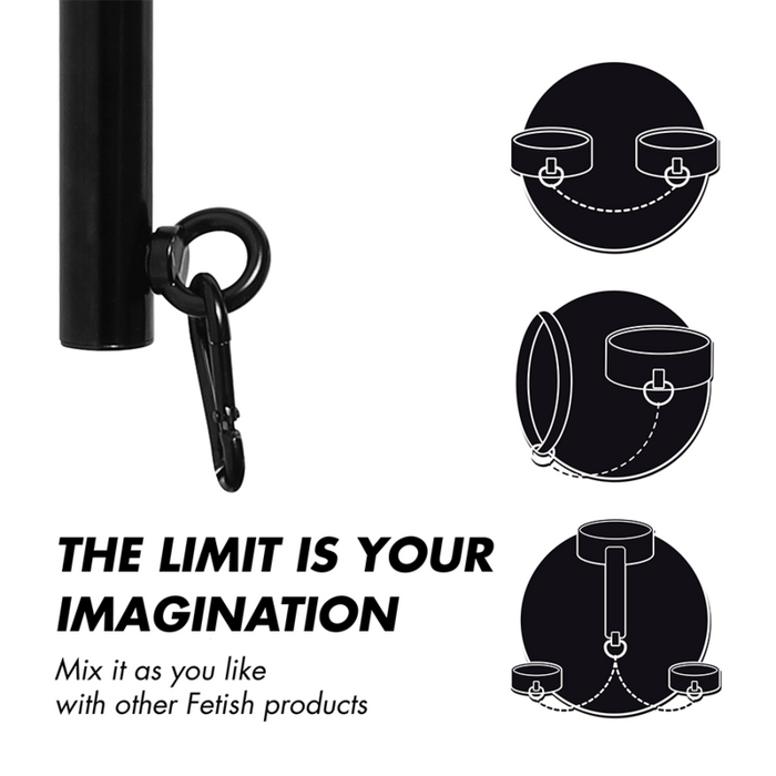 Fetish Submissive Bondage  Barra Separadora Ajustable 4 Piezas