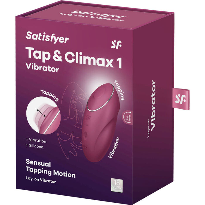 Tap And Climax 1 Vibrador Y Tapping Rojo