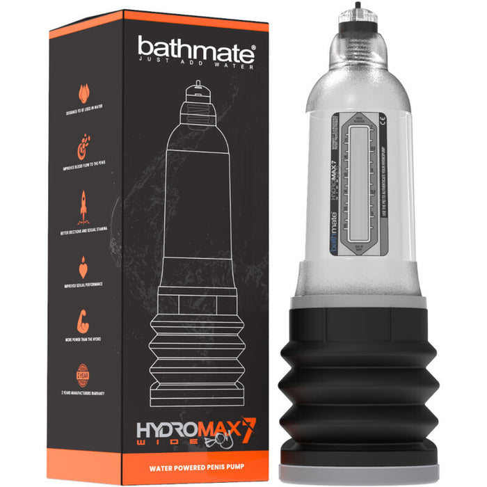 Bomba Para El Pene Hydromax7 Wide Boy Transparente