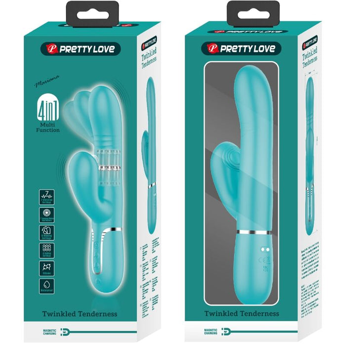 Pretty Love - Vibrador Punto G Multifunción Verde Agua