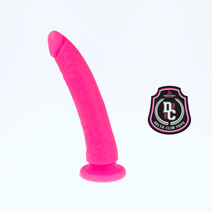 Delta Club - Toys Dildo Rosa Silicona Medica 17 Cm -O- 3 Cm