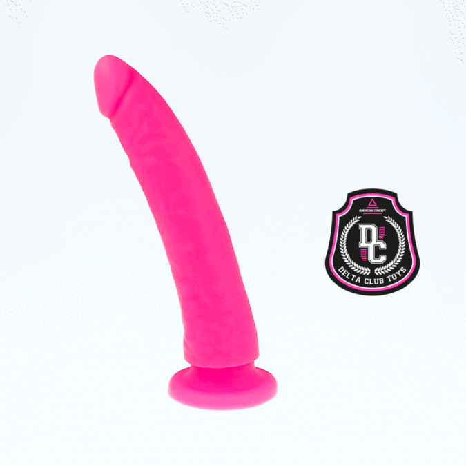 Delta Club - Toys Dildo Rosa Silicona Medica 20 Cm -O- 4 Cm